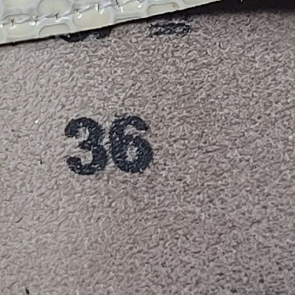 Mephisto Mobils Leather Snakeskin Embossed Sandals, Women's Size 6 - Picture 7 of 9